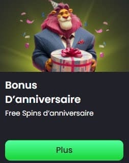 TipTop Bet Casino bonus anniversaire