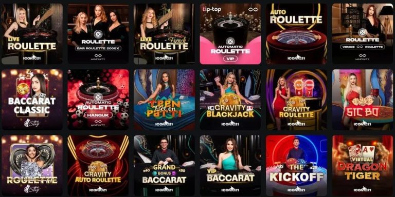 TipTop Bet Casino jeux live